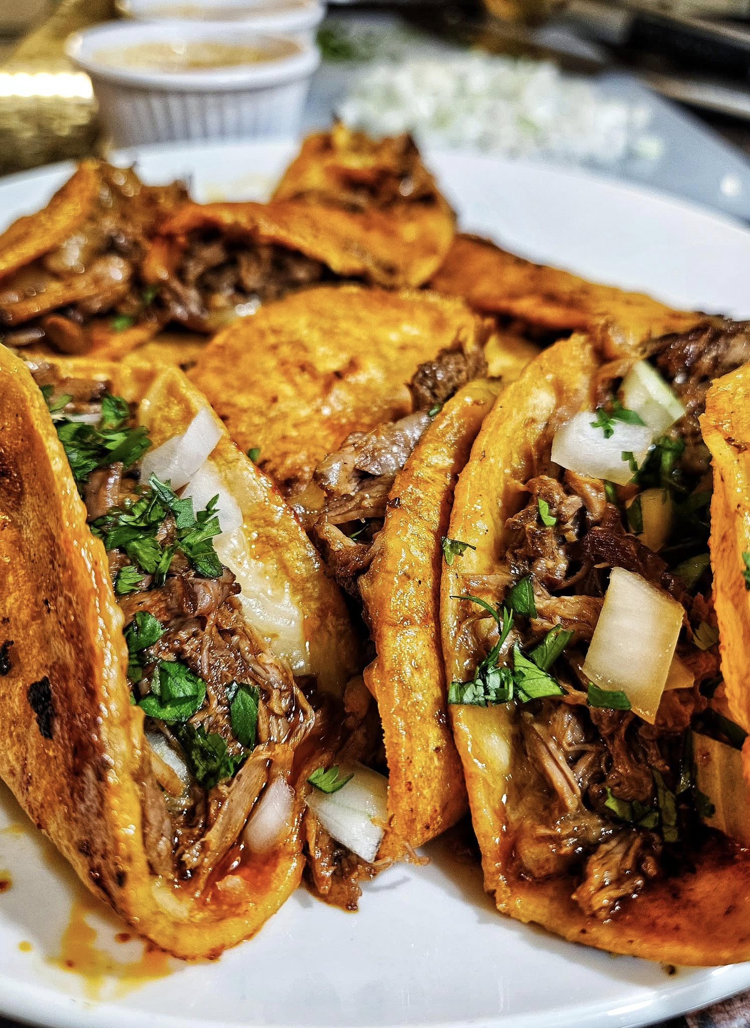 Delicious birria tacos
